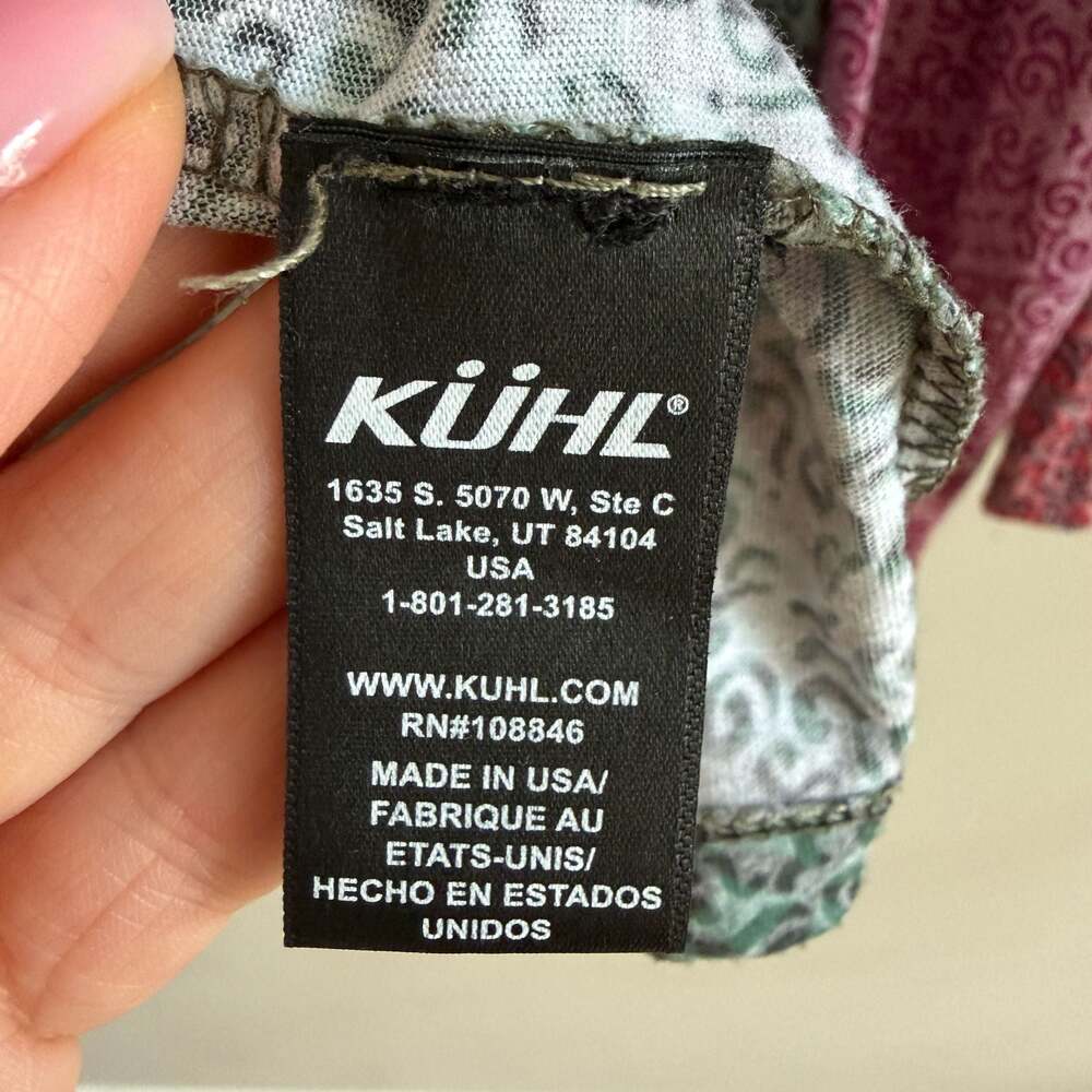 KUHL Women's Size XL Long Sleeve V-Neck Patterned Tops Bundle of 2 - Picture 4 of 12